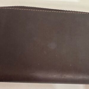 Source Unknown Dark Brown Leather Wallet
